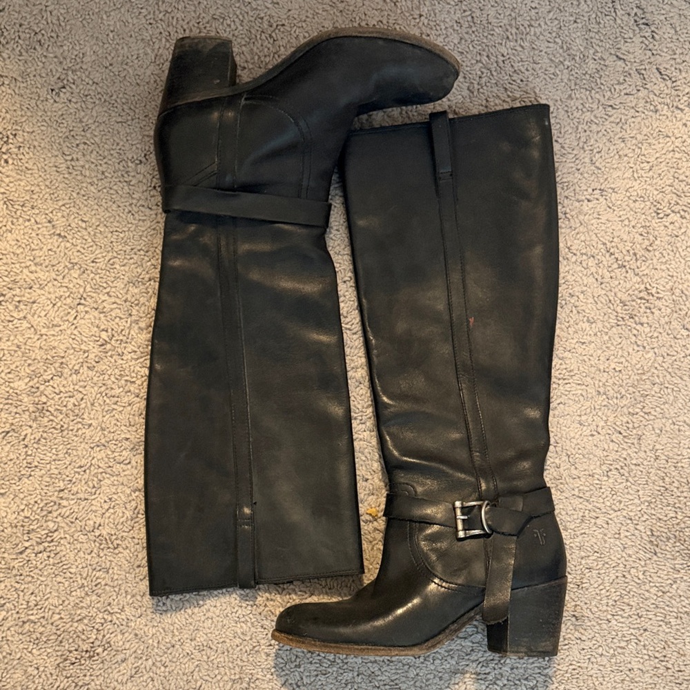 FRYE Leather Knee-High Boots